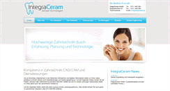 Desktop Screenshot of integraceram.de